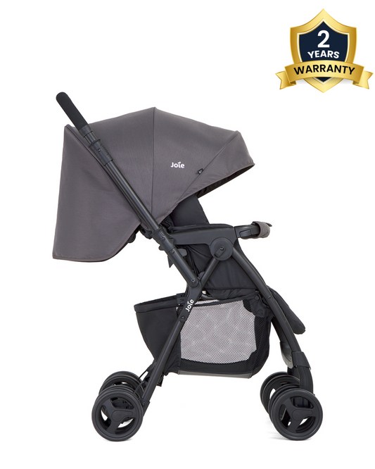 Joie Mirus Lightweight Baby Stroller-One Hand Fold-Reversible Handle-Pram for 0 to 3Y (Upto 15Kg)-Ember