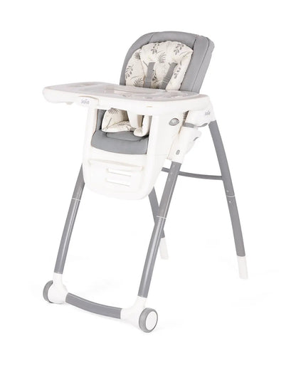 Joie Multiply 6in1 Baby High Chair-5 Level Height Adjustments With 3 Position Adjustable Tray-Convertible To Booster Seat-For 0 to 6Y (Upto 26Kg)-Fern