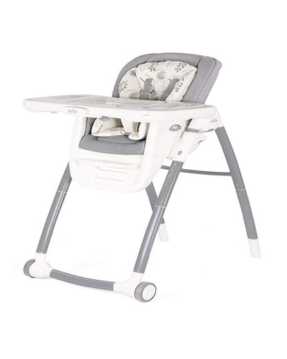 Joie Multiply 6in1 Baby High Chair-5 Level Height Adjustments With 3 Position Adjustable Tray-Convertible To Booster Seat & Mini Table-For 0 to 6Y (Upto 27Kg)-Fern