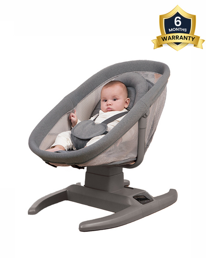 Mastela X Multi Motion Baby Cradle With Touch Panel Safety Belt With Lounger Seat Mode Rocking Chair Dark Grey 0 to 36M Extra 5 Off duckduckbaby