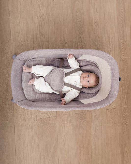 Mastela X-Multi-Motion Baby Cradle-With Touch Panel & Safety Belt-With Lounger/Seat Mode-Rocking Chair-Pink-0 to 36M