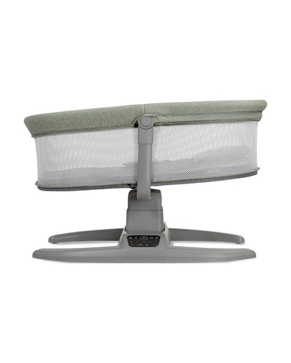 Mastela H-Multi-Motion Baby Cradle-With Touch Panel & Safety Belt-With Bed/Seat Mode & Mosquito Net-Shaker-Green-0 to 36M