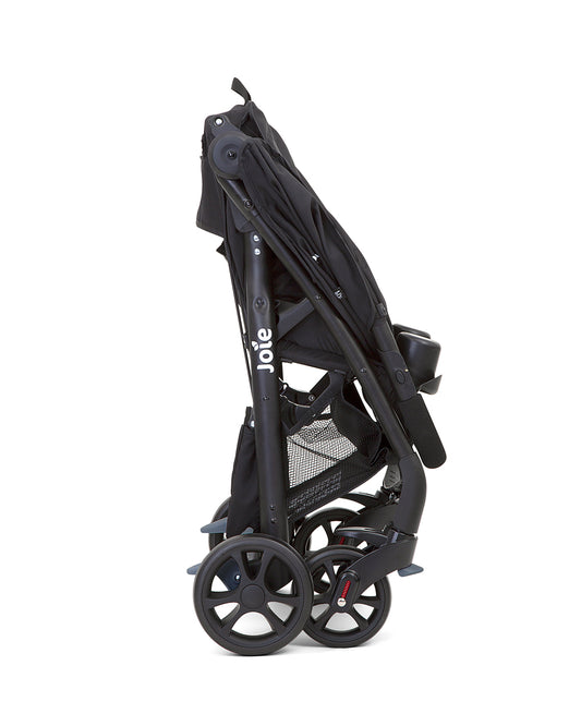 Joie Muze LX Baby Stroller-One Hand Fold-Flat Reclining-Pram for 0 to 3Y (Upto 15Kg)-Coal