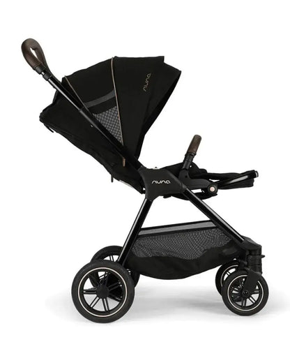 Nuna TRIV Next Baby Stroller-With Cup Holder-One Hand Fold-Includes Rain Cover & Post Adaptors-2 Years Warranty-Pram for 0 to 4Y (Upto 22Kg)-Riveted