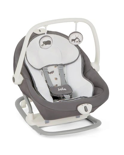 Joie Sansa 2 in 1 Baby Automatic Swing-Converts to Rocker-Multi Motion Soother Sways Side to Side-For Infants-Frankie & Friends