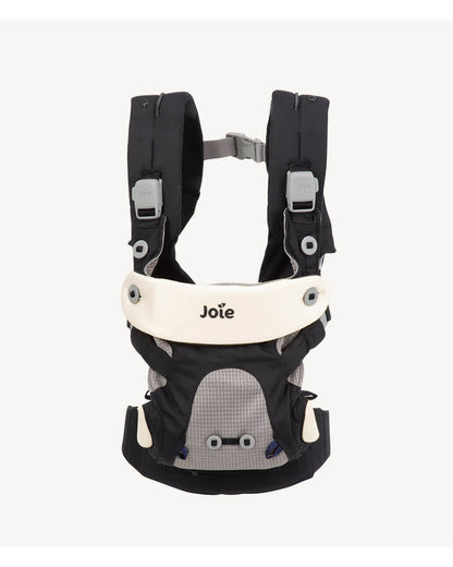 Joie Savvy Baby Carrier-4 Carry Positions-Ergonomic M Shape-For 0 to 3Y (Upto 15 Kg)-Black Pepper