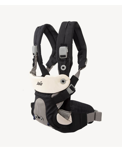 Joie Savvy Baby Carrier-4 Carry Positions-Ergonomic M Shape-For 0 to 3Y (Upto 15 Kg)-Black Pepper