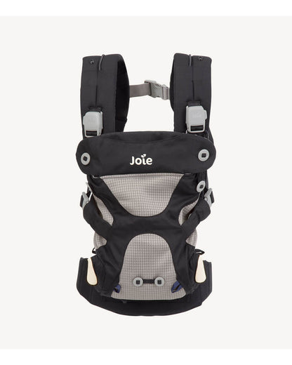 Joie Savvy Baby Carrier-4 Carry Positions-Ergonomic M Shape-For 0 to 3Y (Upto 15 Kg)-Black Pepper