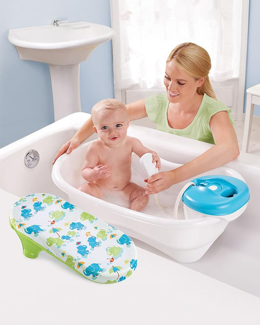 Summer Infant Newborn-To-Toddler Baby Bath Tub-With Shower Centre-0 to 12M-Neutral