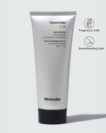 Minimalist 0.3% Ceramide Face Moisturizer-For Skin Repair & Hydration-Pregnancy & Breastfeeding Safe