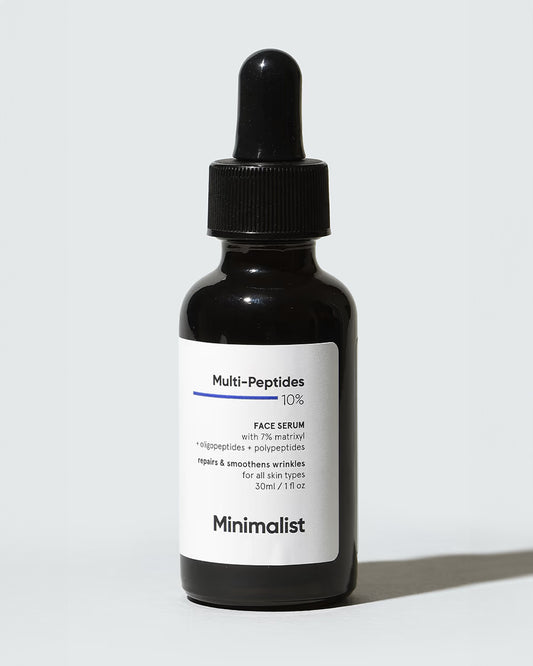 Minimalist 10% Multi-Peptides Face Serum-For Skin Repair & Restoration-Pregnancy & Breastfeeding Safe