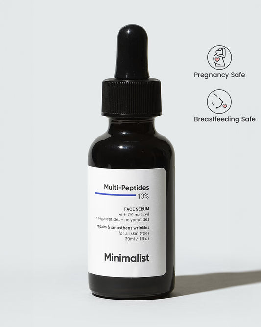 Minimalist 10% Multi-Peptides Face Serum-For Skin Repair & Restoration-Pregnancy & Breastfeeding Safe