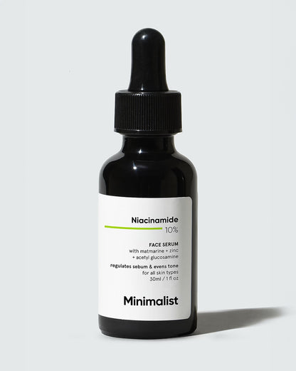 Minimalist 10% Niacinamide Face Serum-For Acne & Oily Skin-Improves Skin Texture-Pregnancy & Breastfeeding Safe