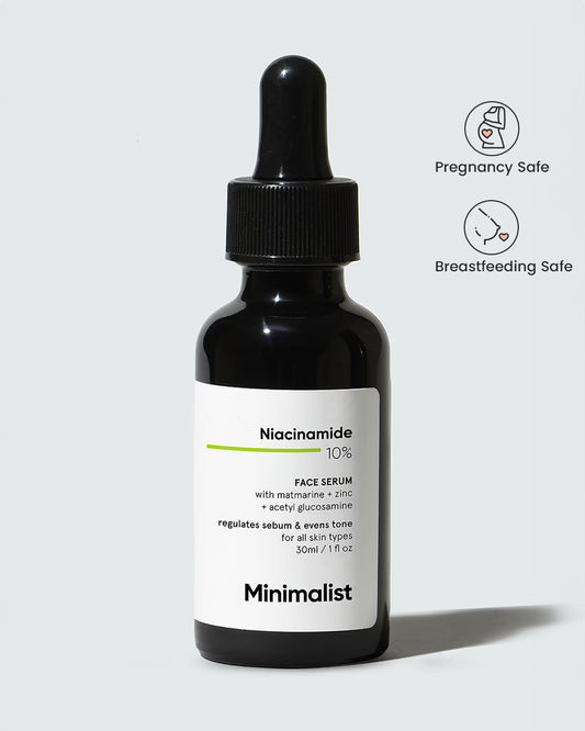 Minimalist 10% Niacinamide Face Serum-For Acne & Oily Skin-Improves Skin Texture-Pregnancy & Breastfeeding Safe