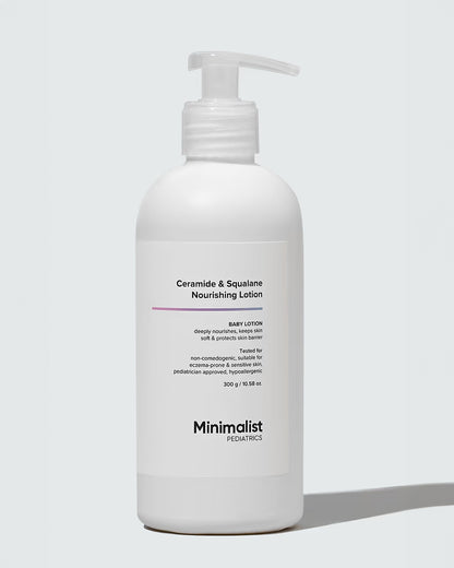 Minimalist Ceramide & Squalane Nourishing Baby Lotion-With Allantoin & Oatmeal Extract