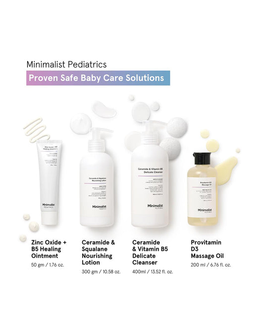 Minimalist Ceramide & Squalane Nourishing Baby Lotion-With Allantoin & Oatmeal Extract