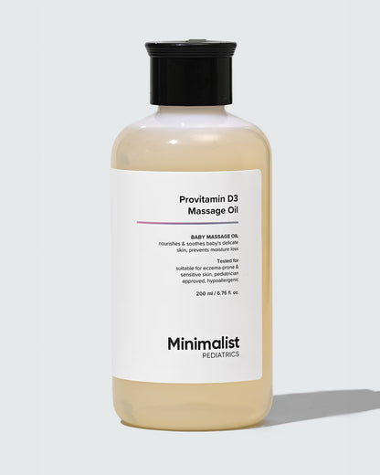 Minimalist Provitamin D3 Baby Massage Oil-With Coconut Oil & Almond Oil