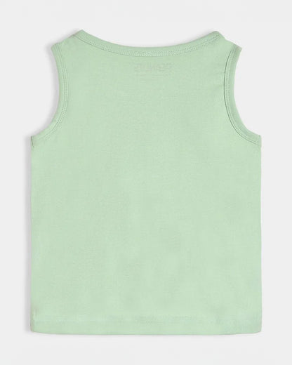 Mi Arcus Mint, Light Blue & Grey Vest-Cotton-Pack Of 3-For Infants