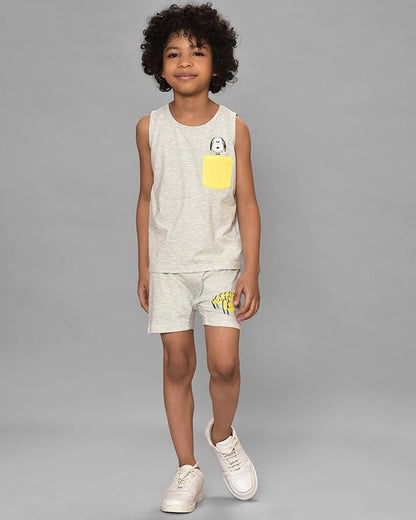 Mi Arcus Mint, Light Blue & Grey Shorts-Cotton-Printed-Pack of 3-For Infants