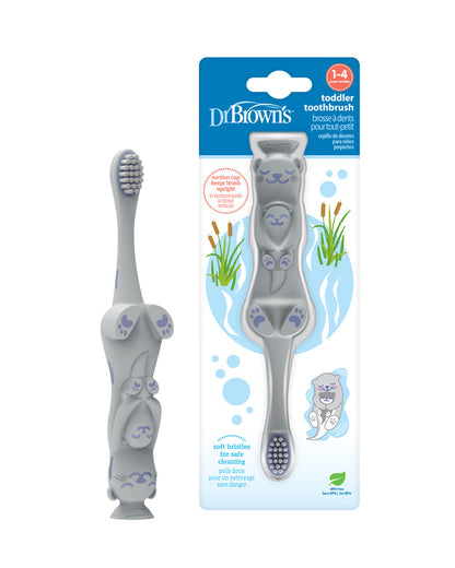 Dr. Brown's Toddler Baby Toothbrush-12 to 48M-Otter