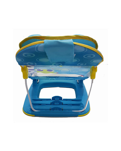 Mastela Deluxe Baby Bather-With 3 Position Recline & Padded Head Rest-0 to 6M-Dragon