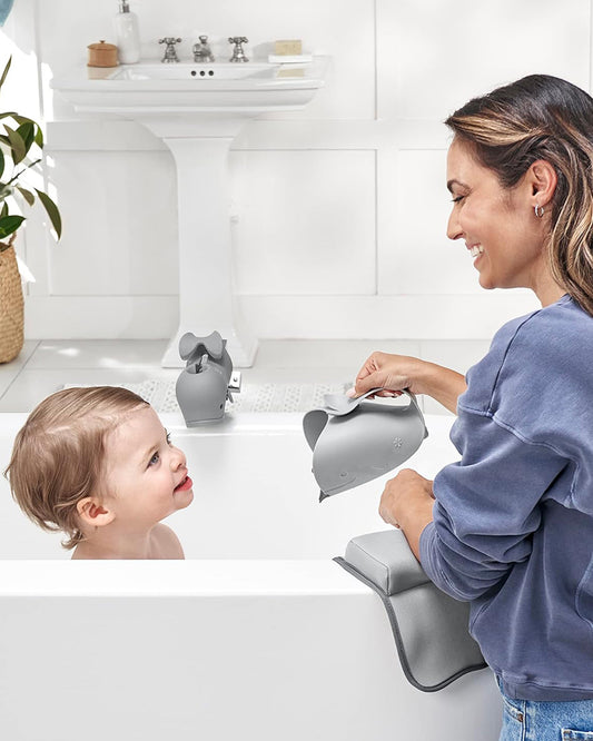 Skip Hop Moby Waterfall Baby Bath Rinser-Grey