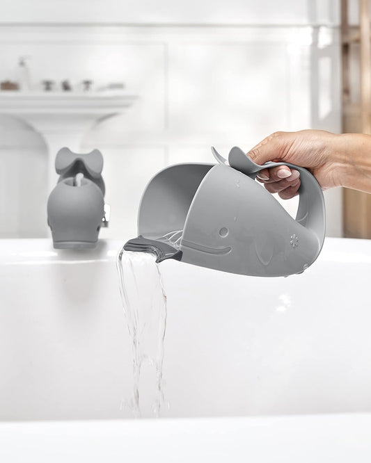 Skip Hop Moby Waterfall Baby Bath Rinser-Grey