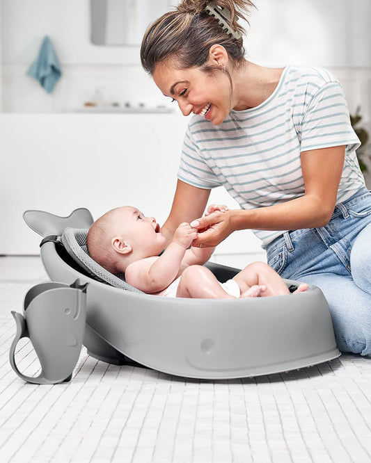 Skip Hop Moby Waterfall Baby Bath Rinser-Grey