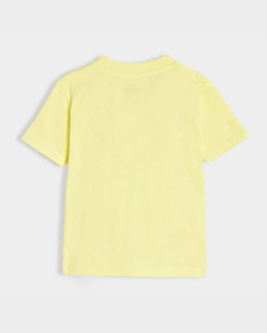 Mi Arcus Yellow T-shirt-Cotton-Printed-For Infants