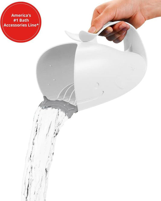 Skip Hop Moby Waterfall Baby Bath Rinser-White