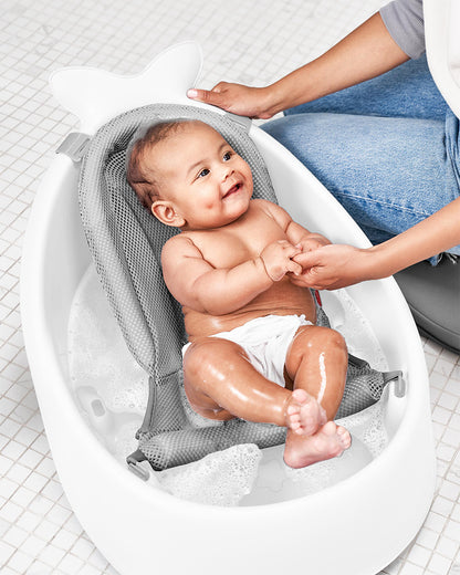 Skip Hop Moby Smart Sling Baby Bath Tub-3-Stage Tub-0 to 36M-White