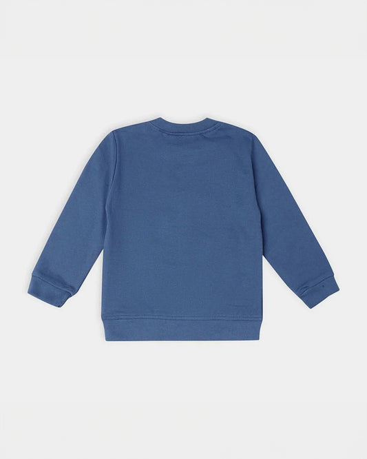 Mi Arcus Blue Winter Wear Sweatshirt-Cotton-Solid-Full Sleeves-For Infants