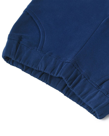 Mi Arcus Misty Blue Sweatshirt & Pajama Set-Cotton-Solid-For Infants