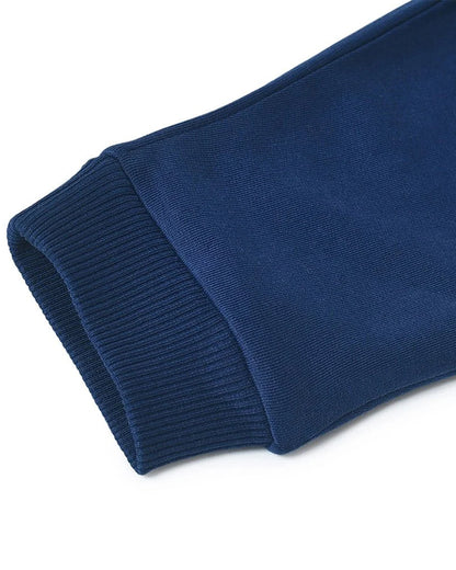 Mi Arcus Misty Blue Sweatshirt & Pajama Set-Cotton-Solid-For Infants