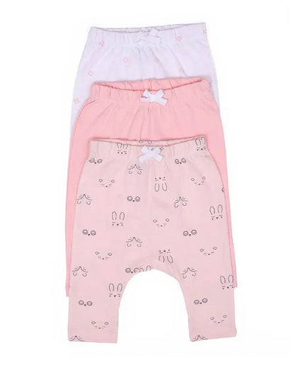 Mi Arcus Lavender & Pastel Pink Pajama Set-Cotton-Printed-For Infants