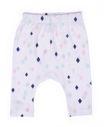 Mi Arcus Pink White & Multicolor Pajamas Set-Cotton-Printed-Pack of 3-For Infants