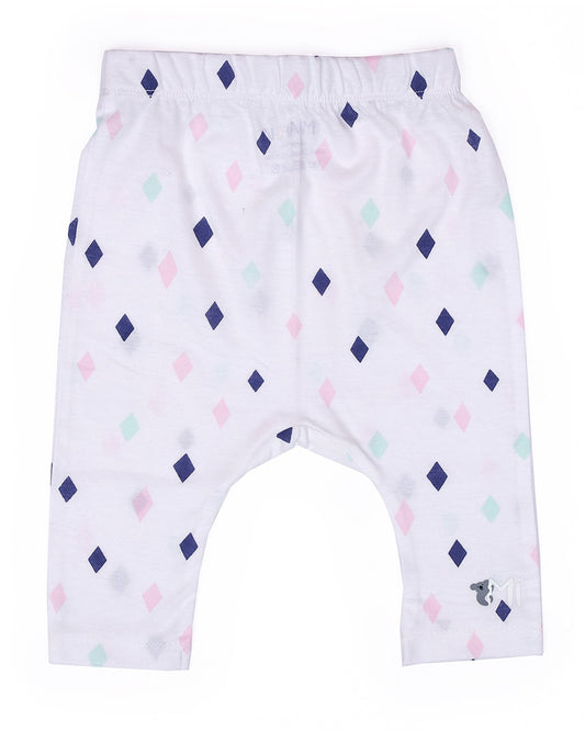 Mi Arcus Pink White & Multicolor Pajamas Set-Cotton-Printed-Pack of 3-For Infants