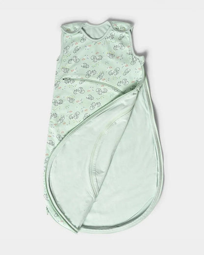 Mi Arcus Frosty'z Knitted Baby Sleeping Bag-with Zippers & Shoulder Button-Cotton-Blue-Newborn Bed