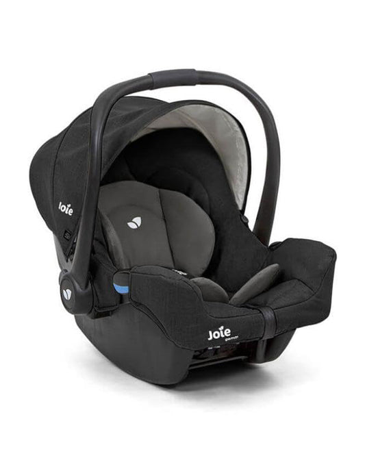 Joie Mirus Lightweight Baby Stroller & Gemm Car Seat Travel System-Stroller Features (One Hand Fold, Reversible Handle Bar, Upto 15 Kg)-Car Seat Features (Airline Certified, Side Impact Protection, Upto 13 Kg)-Dark Pewter & Shale