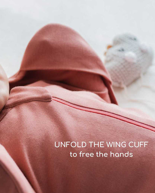 Cocoon Care Bamboo Transition Sleeping Pod/Bag-With Arms Out & Arms Up Options-With Two Ways Zipper-Sage-For Infants-3 to 6M