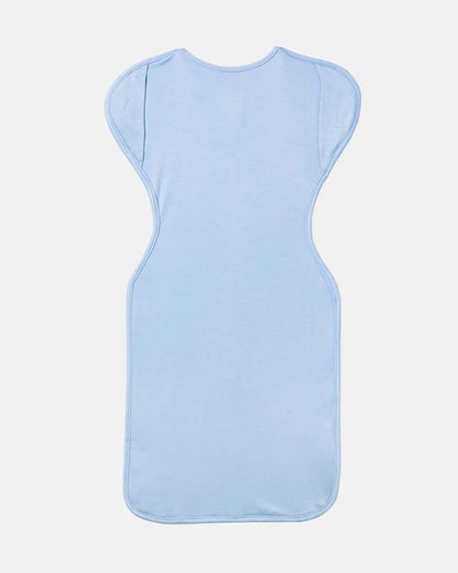 Cocoon Care Bamboo Transition Sleeping Pod/Bag-With Arms Out & Arms Up Options-With Two Way Zipper-Cerulean-For Infants-3 to 6M