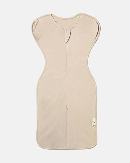 Cocoon Care Bamboo Transition Sleeping Pod/Bag-With Arms Out & Arms Up Options-With Two Way Zipper-Brown Rice-For Infants-3 to 6M