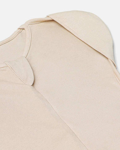 Cocoon Care Bamboo Transition Sleeping Pod/Bag-With Arms Out & Arms Up Options-With Two Way Zipper-Brown Rice-For Infants-3 to 6M