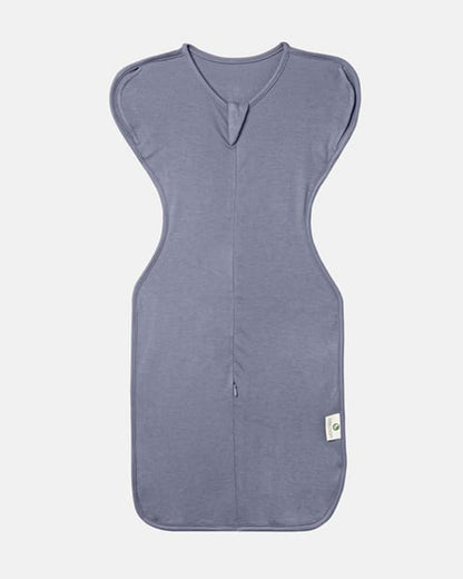 Cocoon Care Bamboo Transition Sleeping Pod/Bag-With Arms Out & Arms Up Options-With Two Way Zipper-Granite-For Infants-3 to 6M