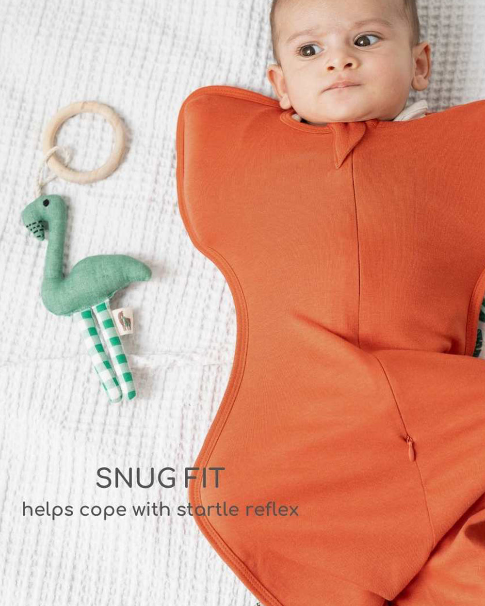 Cocoon Care Bamboo Sleeping Pod/Bag-With Snug Fit Arms Up Option