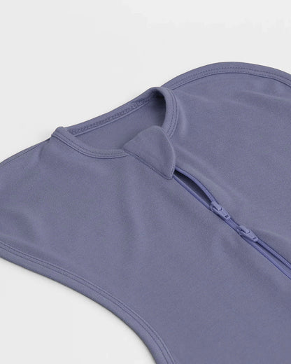 Cocoon Care Bamboo Sleeping Pod/Bag-With Snug Fit & Arms Up Option For Sound Sleep-With Two Way Zipper-Blue Granite-For Newborn