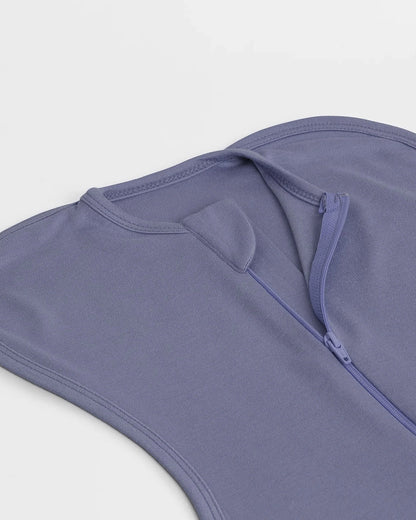 Cocoon Care Bamboo Sleeping Pod/Bag-With Snug Fit & Arms Up Option For Sound Sleep-With Two Way Zipper-Blue Granite-For Newborn