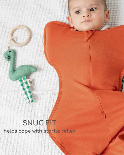 Cocoon Care Bamboo Sleeping Pod/Bag-With Snug Fit & Arms Up Option For Sound Sleep-With Two Way Zipper-Blue Granite-For Newborn