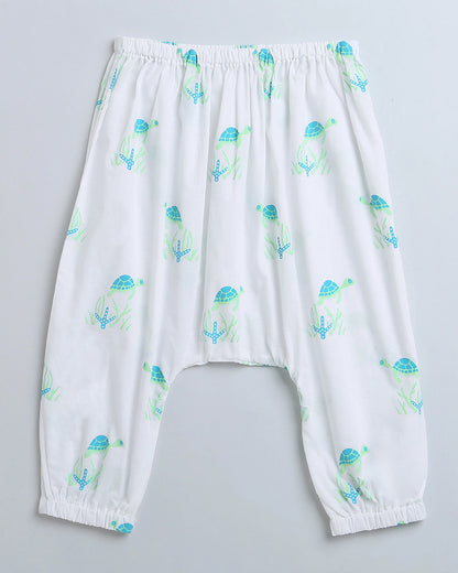 Mouse in the house White Coord Set-Flippy The Turtle-Cotton-For Infants