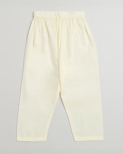 Mouse in the house Pink Kurta Set-Lotus Bloom-Cotton-For Infants